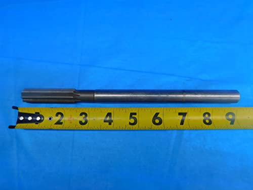 6429 O.D. HSS Chucking Reamer 9/16 Shank 8 Flute 2 1/4 LOC 9 OAL 16.3mm - AR7976AT2