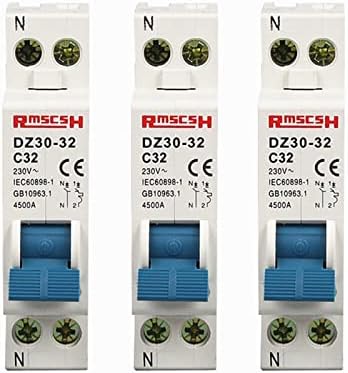 Прекинувач на колото 1PCS DPN DZ30-32 1P+N 10A 16A 20A 25A 32A 220V 230V 50Hz 60Hz прекинувач DIN RAIL RCBO