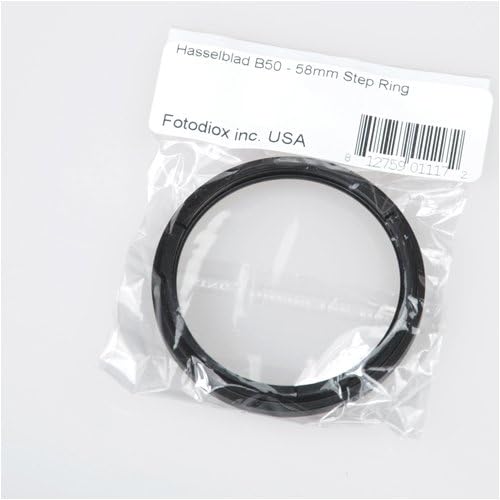 FOTODIOX BAYONET 50 B50-55MM Засилен филтер Адаптер прстен за Хаселблад, анодизиран прстен за адаптер за филтрирање на црн метал