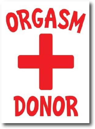 Донатор На Оргазам|Хумор|Сексуална / Одлична Идеја За Подарок|Налепница За Налепници|2 Пакувања|Налепници Од 5 Инчи|С10276