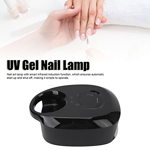 Светло за уметност на нокти, отстранлив основен LED дисплеј 102W Брзо лекување UV гел ламба за нокти 100-240V за дома