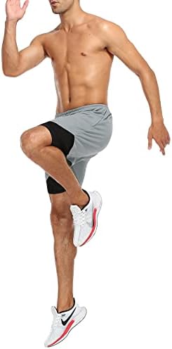 Веснички starвездички кои трчаат шорцеви Атлетски тренингот Брзо суво компресија Кратко за мажи со џебови за обука на спортски