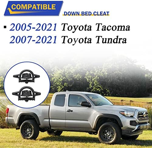 X4xz 2pcs Врзајте го креветот за 2005-2021 Toyota Tacoma 2007-2021 Toyota Tundra PT278-35160