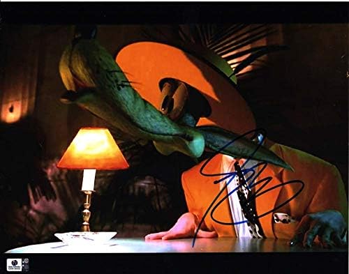 Jimим Кери маската 11x14 инчи Фотографија потпишаа автограмиран автентичен „ГА“ COA