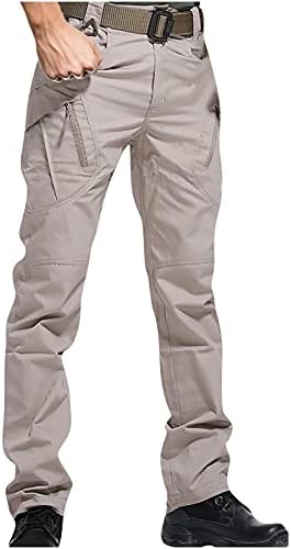 Мажи карго тактички панталони со панталони со џебни панталони Борба против безбедно истегнување на отворено водоотпорна панталона