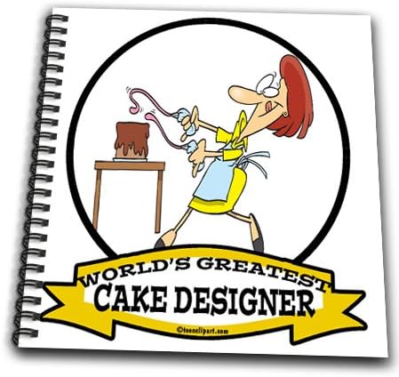 3DROSE DB_103010_2 Смешни светови Најголемите дизајнери на торта за окупација за работа со цртани-меморија, 12 од 12-инчи