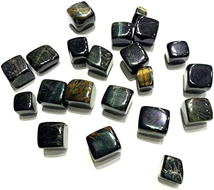Binnanfang AC216 100g Природна коцка сина тигар Око камења кристално чакал минерали примероци природни камења и минерали кристали заздравување