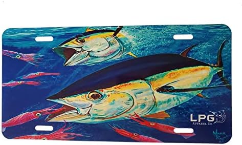 LPG Облека копродукции голема игра за спортски риболов суета пред регистарска табличка | Направено во САД