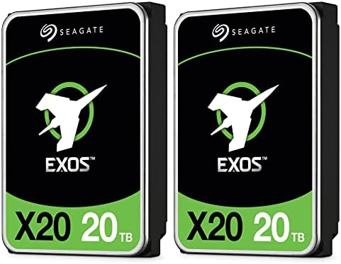 Seagate Exos X20 20TB SATA HDD SATA 6GB/S 7200 RPM…