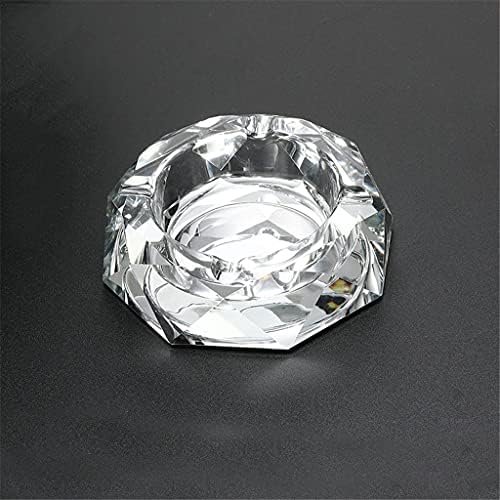 Quesheng Nordic Home and Office Популарна дијамантска кристална стакло од пепел, преносен декоративен држач за пепелници