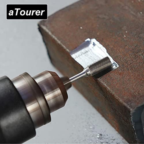 Atourer Tungten Carbide Burr Bit Aluminum Cut 1/8 Rotary Rasp за метално дрво за гравура за гравура за гравура
