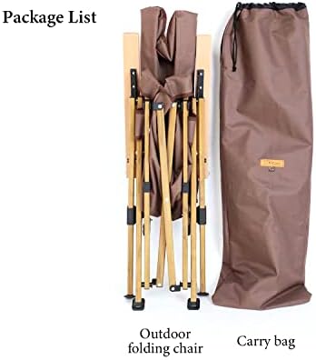 Поддржан стол за кампување со 4 нивоа со потпирачи за потпирачи за рака, со висок стол на отворено за возрасни, преклопување на тревници со торба
