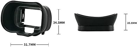 Mookeenone Long Camera Camera Eyecup Eyepiece ViewFinder заштитник за Sony A1 Alpha 1 ILCE-1 ја заменува FDA-EP19 Cup Cup