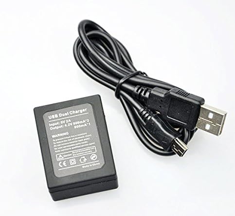 Gp3chg-ДВОЈНА: i.Trek Брз Двојна USB Полнач За Батерии За GOPRO HD ХЕРОЈ3 HERO3+ камера и GoPro AHDBT-201 AHDBT-301 AHDBT-302