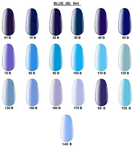 Kodi Professional Blue Series Gel Nail Polish Color 8ml. Гел LED/UV нокти палто натопете го оригиналниот)