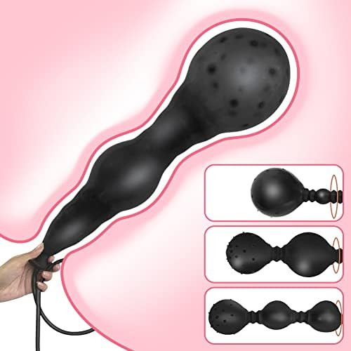 Проширете го стимулаторот на надувување на анален приклучок SM Anus Возрасни секс играчка, течен силиконски материјал за надувување