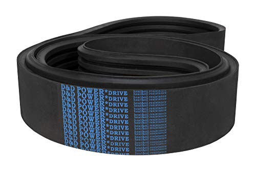 D&D PowerDrive 3V600/12 Bandated Belt, 3/8 X 60 OC, 12 лента, гума