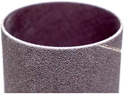 Абразиви на репер 1/2 ”x 1” Алуминиум оксид Абразивни спирални ленти за ротациони алатки, ракави за тапани за пескарење дебатинг полирање на метали пластична гума о?