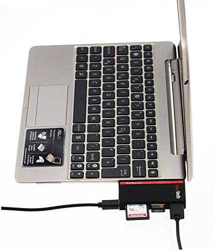 Навитех 2 во 1 ЛАПТОП/Таблет USB 3.0/2.0 Hub Адаптер/Микро USB Влез со Sd/Micro SD Читач На Картички Компатибилен СО ASUS ROG