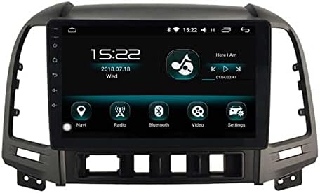 Autosion 9 инчен Android 12 Автомобил Стерео РАДИО ГПС Навигација Headunit WiFi За Hyundai Санта Фе 2006-2012 Контрола НА Воланот 4G