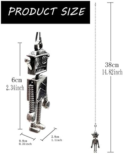 Хиамас 12 инчен Антена Робот Шарм Приврзок Таванот Вентилатор Danglers Вентилатор Повлекува Продолжувач На Синџирот Со Конектор