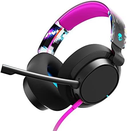 SkullCandy Slyr Pro Wired Gider Gaming Gidings/Soft Aardpads/Clear Voice паметен микрофон/работи со PlayStation, PS5, Xbox, Xbox