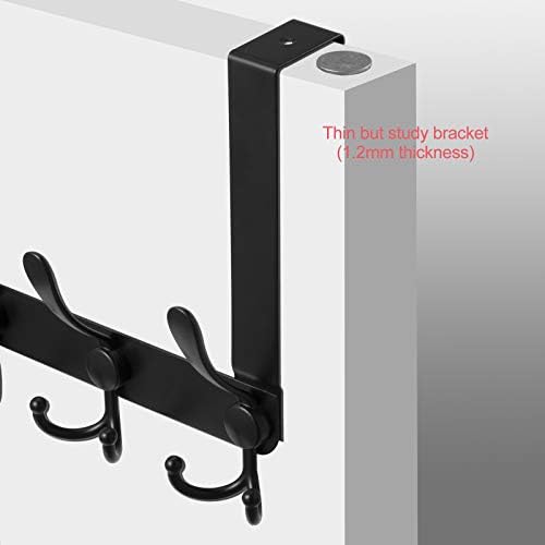 Aknertlge над закачалката за кука на вратата, тешка должност од не'рѓосувачки челик над решетката за закачалка за решетки за