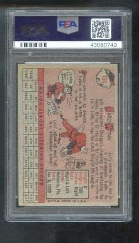 1958 Топпс 100 рано Wynn PSA 4 оценета бејзбол картичка Чикаго Вајт Сокс МЛБ - Плачиј бејзбол картички