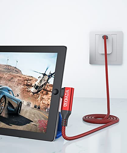 2 Пакувајте го десниот агол USB C до USB C кабел, тип C 90 степени најлонски плетенка за брзо полнење кабел за MacBook Pro, iPad Pro, Samsung