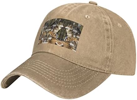 Сончогледи пчели Бејзбол капа што може да се мие за манисти за мажи и жени со прилагодлив лента за ленти за глава, рамни капи.