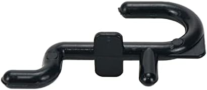 SSCON 50 PCS Pegboard Hooks J облик на куки за пег за виси алатка, црна