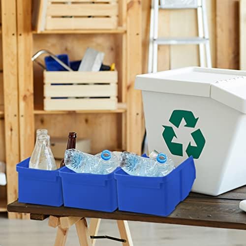 Кабилок Канти За Складирање Што Може Да Се Складираат 12 парчиња пластична корпа за складирање висечки редови контејнери за складирање
