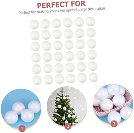 Jardwe 2500 парчиња пена топка адорос бланкос пара де пена снежни топки Божиќни полистирен топки xmas