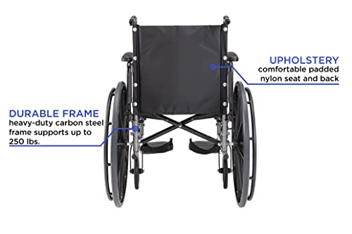 Invacare Tracer SX5 инвалидска количка за возрасни секојдневно преклопување на подножјето на седиштата од 16 инчи и рацете на бирото