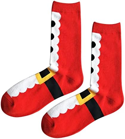 Афеид Божиќни памучни чорапи за мажи или жени обични перформанси памучни подлога спортско слободно време Топло чорапи влезни чорапи за мажи