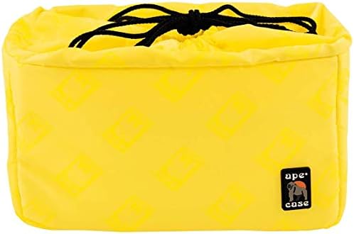 Мајмун Случај ACQB35 Cubeze Жолта Заштитна Флексибилна Вметната Торба За Складирање На Камерата Со Отстранливи И Прилагодливи Влошки, Затворање На Врвки, Здраво Жолт Ен?