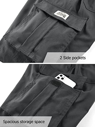 Vcansionенски обичен еластичен еластичен еластичен половината за опуштено опуштено вклопување мулти-џебови на отворено карго шорцеви