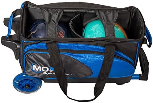 Moxy Bowling Products Blade Premium Double Roller Bowling Bag- Royal/Black