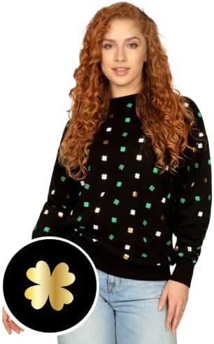 Tipsy Elves Sweatshirts за жени на Свети Патрик - уникатни и забавни женски џемпери на пуловер