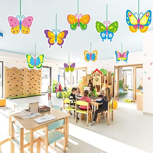 45 парчиња исечоци од пеперутка за декорација на билтени во училница пролетно лето дома назад во училишен декор