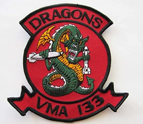 VMA-133 Dragons Patch-Пластична поддршка/шиење на 4,5 “