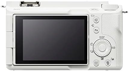 Sony Alpha ZV-E1 Целосна Рамка Заменливи Објектив Без Огледало Блог Камера со 28-60mm Објектив-Бело Тело