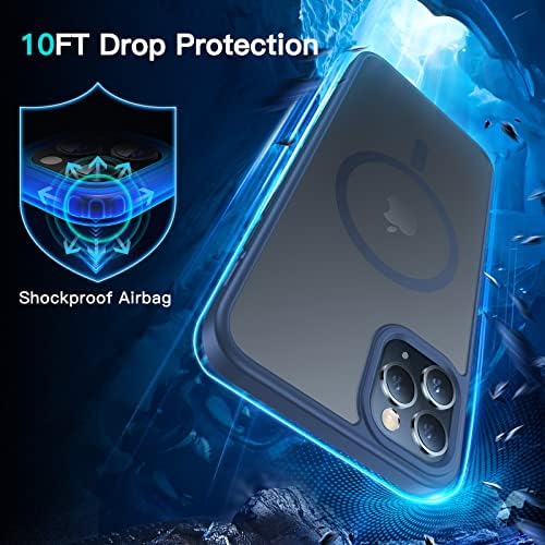 Нунин Силна Магнетна Кутија за iPhone 11 Pro Max [Компатибилност Со MagSafe] Заштитна Куќиште За Телефон Отпорен На Удари за iPhone