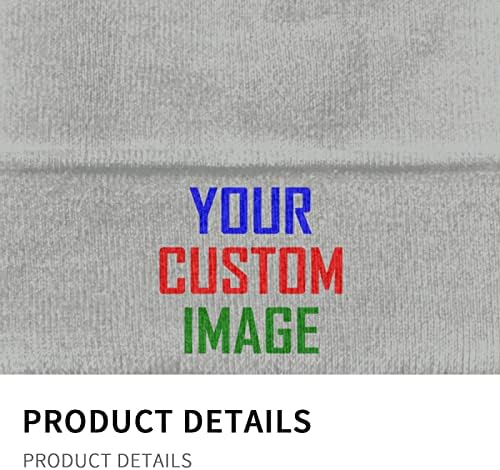Обична капа за гравчиња персонализиран текст и фотографија и лого плетена манжетна гравче за мажи жени