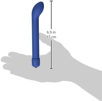 Силиконски силиконски вибрирачки масиран за вибрирачки простата, сина, 0,25 фунти