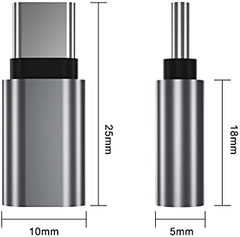 Basesailor USB Тип C Екстензија Адаптер 3-Пакет, PD USBC 3.1 Gen2 Женски На Машки Екстендер Конвертор, Thunderbolt 3 Продолжен Конектор Компатибилен
