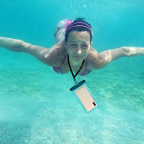#1t2u04 Универзална Водоотпорна Телефонска Торбичка Ipx8 Водоотпорна Телефонска Кутија За Подводни Мобилни Телефони На Плажа Сува Торба Со Јаже Одговара