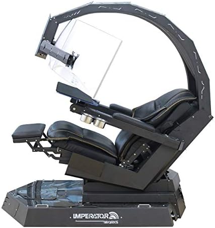 IWR1 ImperatorWorks Brand Gaming Chop, компјутерски стол за канцеларија и дом; За тројни монитори
