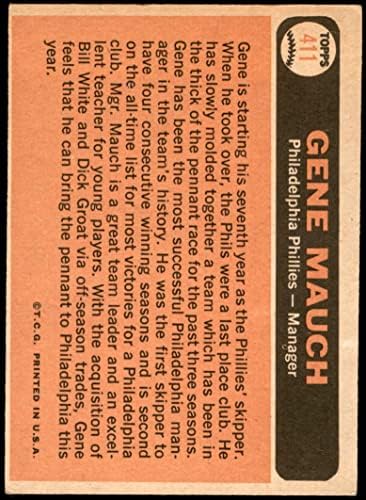 1966 Топпс 411 eин Маух Филаделфија Филис ВГ Филис
