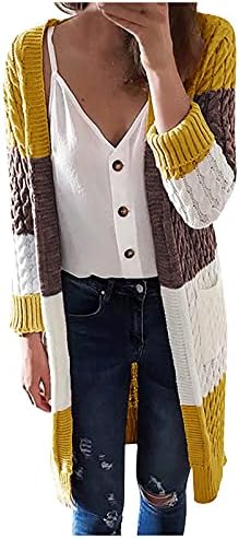 Проточни џемпери на приморските страни на Лади, опремени џемпери со долги ракави, плетејќи во боја, тренд на пад на безбој